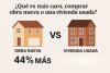 Qué es más caro, ¿comprar obra nueva o una vivienda usada?