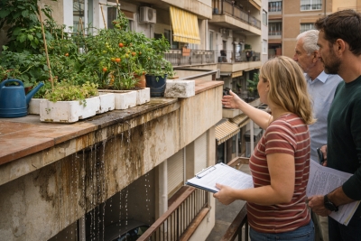 ¿Puede una comunidad de propietarios obligar a retirar un huerto urbano en una terraza?
